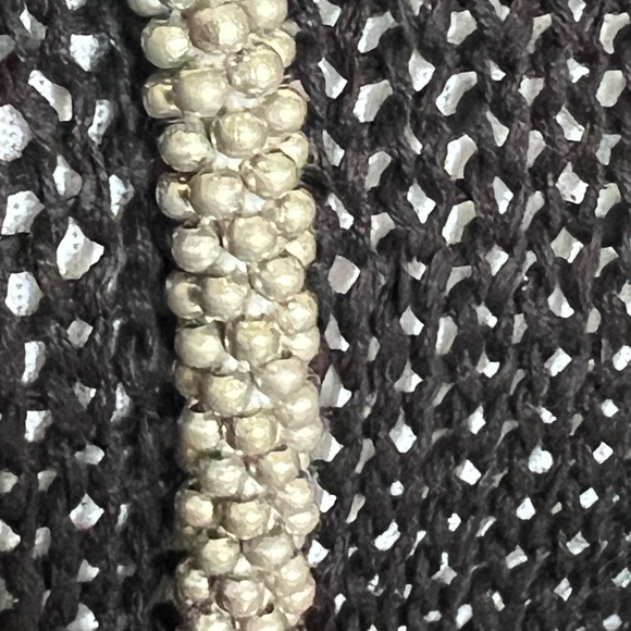 Vtg Silver tone Tony beaded Necklace 17.5” from neck to bottom of necklace - Picture 5 of 5